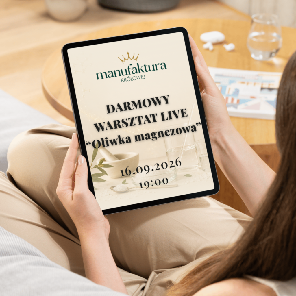 DARMOWY warsztat LIVE Oliwka magnezowa