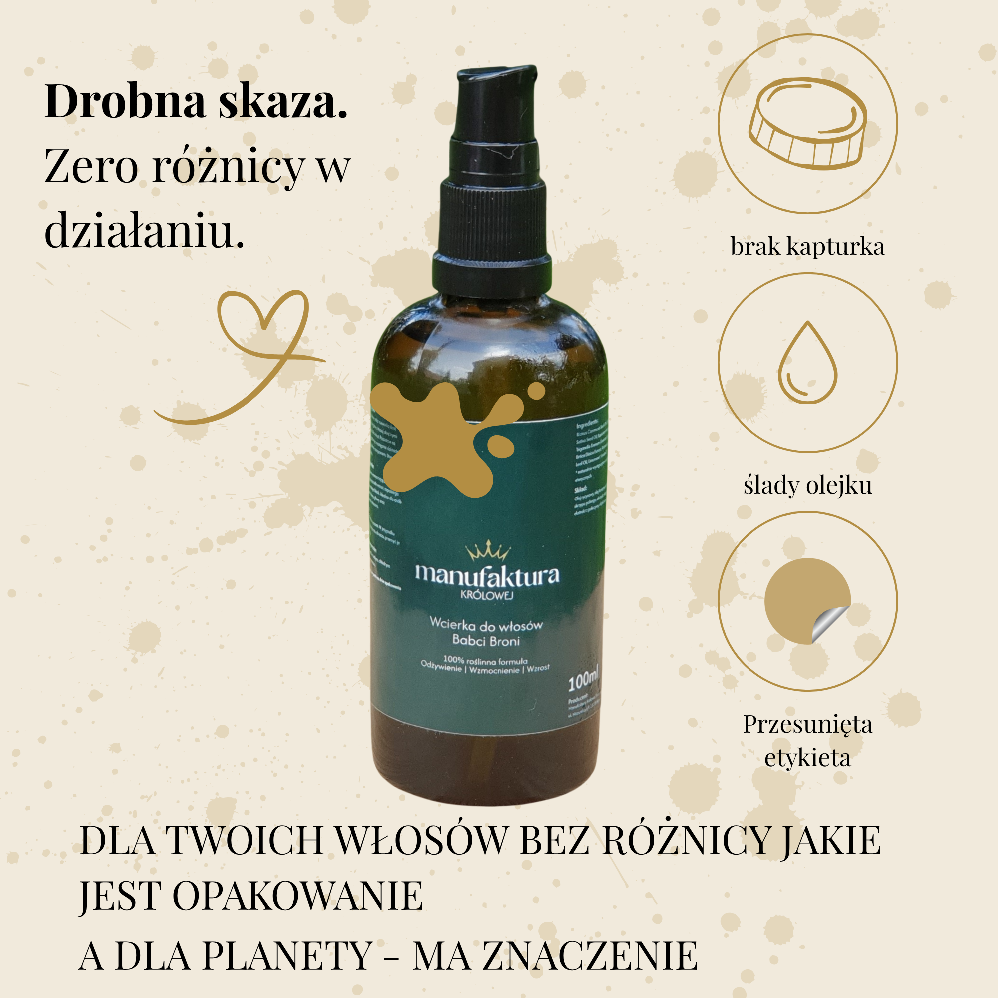 moze nieidealna buteleczka, ale produkt w środku identyczny